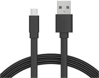 Just Wireless 6  Flat TPU Micro USB to USB-a Cable
