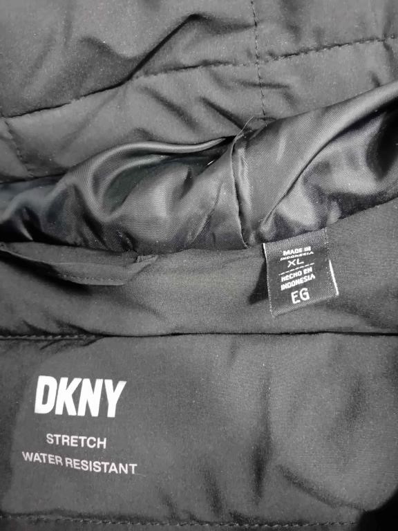 (N) DKNY mens Water Resistant Ultra Loft Hooded Lo