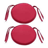 Round Chair Seat Pads, 2 Pcs Circular Waterproof