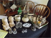 Misc. Trinket Lot w/ Oil Lamp