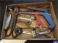Misc. Tool Lot -- Wrenches, Plyers, Shears, etc...