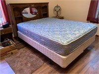 Queen size headboard and bed frame