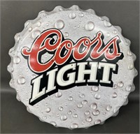 1998 Coors Light Button Sign