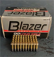 (500) Rounds of Blazer .22 LR Ammo