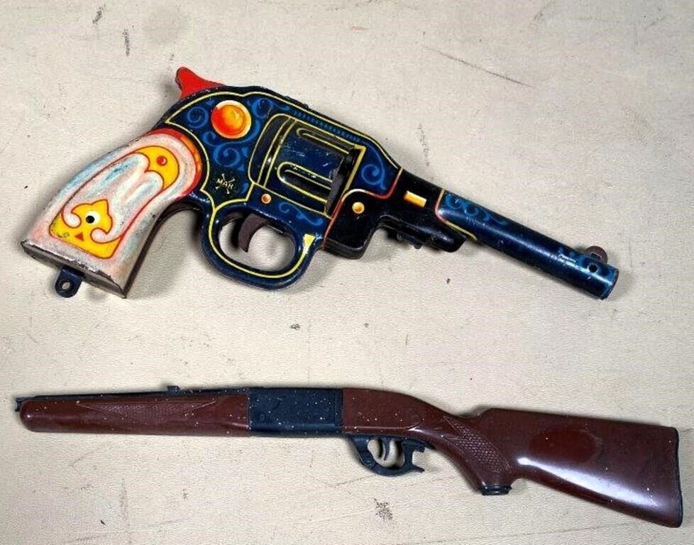 MARX tin toy gun & more