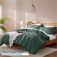 Nestl Forest Green Duvet Cover Queen Size