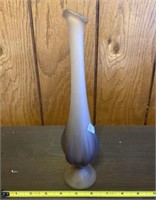 Viking Glass Vase 11 Inch