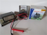 MISC. LOT: SUBMERSIBLE PUMP, TESTER,