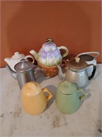 Lovely little teapot collection, with two sugar