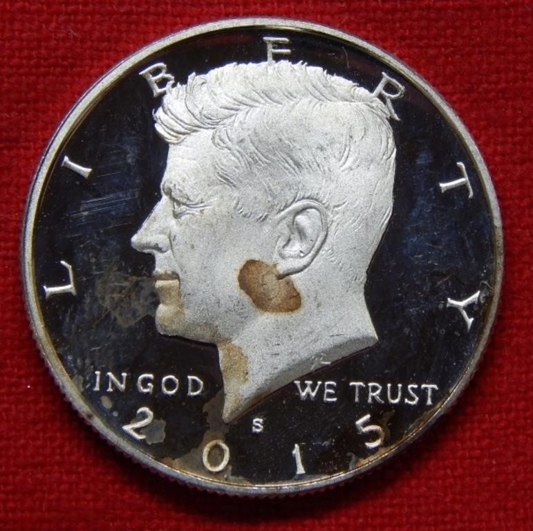 2015 S Kennedy Silver Proof Half Dollar