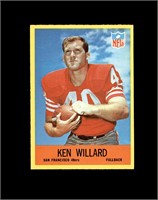 1967 Philadelphia #179 Ken Willard EX to EX-MT+