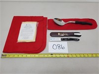 $30 Cutco Spoon, $67 Paring & $43 Table Knife