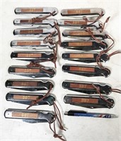 17pc folding knives