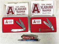 3pc Alabama folding knives