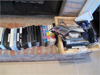 BASKET FULL OF VHS, DVD, & MORE