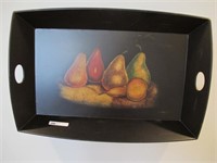 LARGE DECORATIVE TOLL TRAY 32"W 21"H