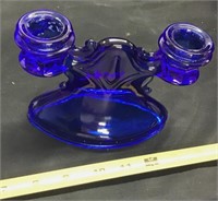 Blue Cobalt Candle Holder
