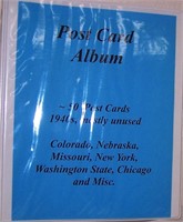 POST CARD ALBUM - 50 -MOSTLY UNUSED