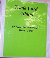 TRADE CARD ALBUM - 80 CARDS
