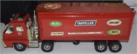 Vtg ERTL Pressed Steel Semi Truck & Tailer 22"L