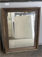 Vintage rustic mirror 28 1/2x 22 1/4