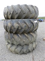 (4) Goodyear 20.8-38 Tires & Rims