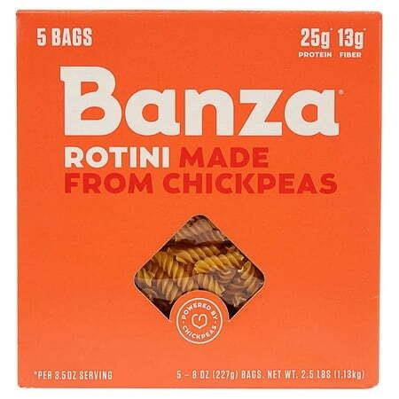 Banza Chickpea Rotini, 8 Ounce (Pack of 4)