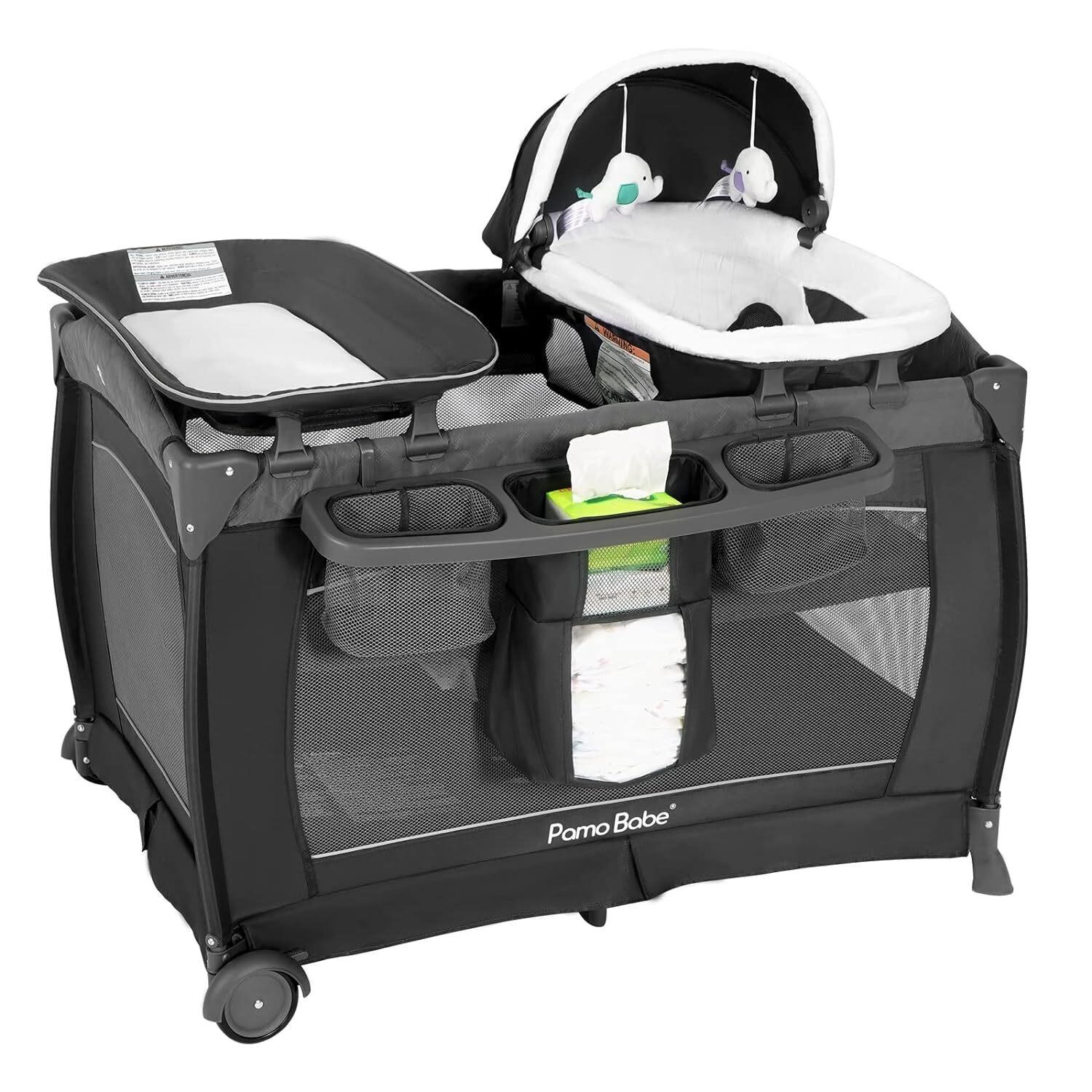 $151  Pamo Babe Playard Deluxe (Grey)