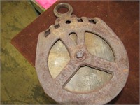 Myers Iron and Wood Pulley