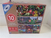 Box of 10 puzzles