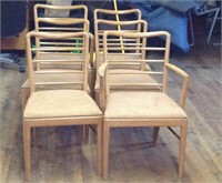 6 mid century modern chairs