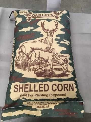 Two Sacks of Oakley's Shelled Deer Corn | Cargile Auctions