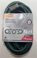 HDX Home Depot 25ft 14 Gauge 3 Inline
