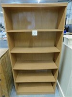 Oak 5-Shelf Bookcase (36x72")