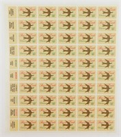 Sheet of First Issue Self Stick Stamps