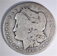 1895-S MORGAN DOLLAR, GOOD KEY DATE