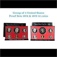 1978 & 1979 United Stated Mint Proof Set In Origin