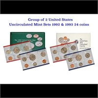 1992 & 1993 United States Mint Set in Original Gov