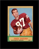 1963 Topps #161 Fred Dugan SP EX to EX-MT+