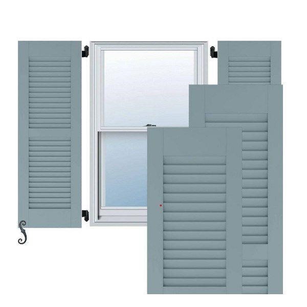 EXTERIOR REAL WOOD SHUTTER PAIR 56"H