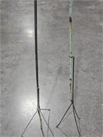 Two Antique Rooftop Lightening Rods