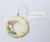 Engraved Narval Pendant (Wild Rose)