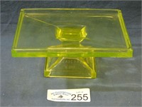 Clarks Teaberry Gum - Vaseline Glass Display