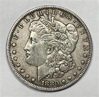 1880 Morgan Silver $1 Extra Fine XF
