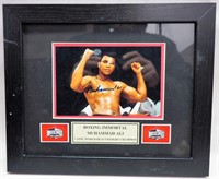 Muhammad Ali Autographed 8 X 10 Picture