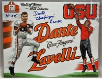 Dante Lavelli Cleveland Browns Autograph Picture