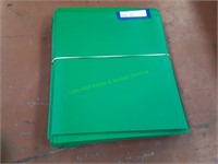 (20) Green Two Pocket Folders w/ Prongs