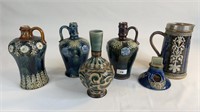 6 DOULTON LAMBETH PATTERN POTTERY INCLUDES