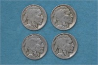4 - 1929-D Buffalo Nickels
