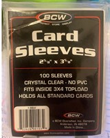 New- BCW - Card Sleeves- 100 pieces